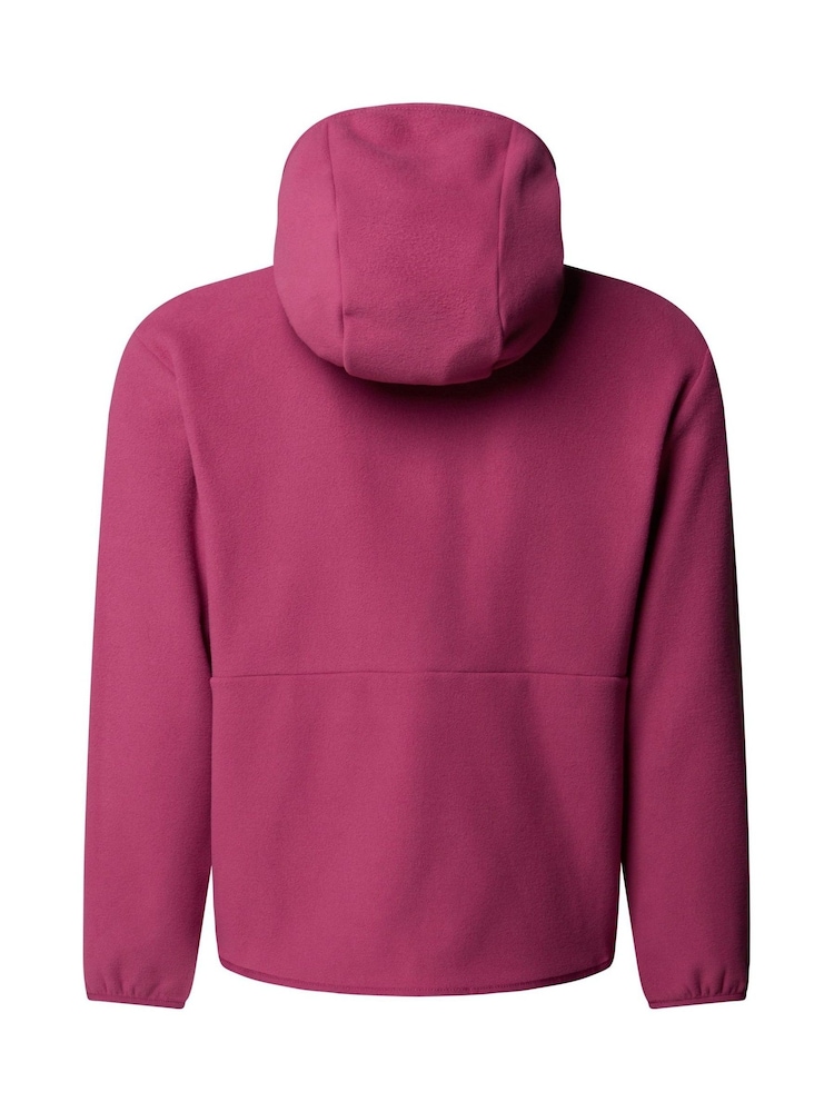 Morado - The North Face Teen Glacier Full Zip Hoodie - Imagen 2 de 2