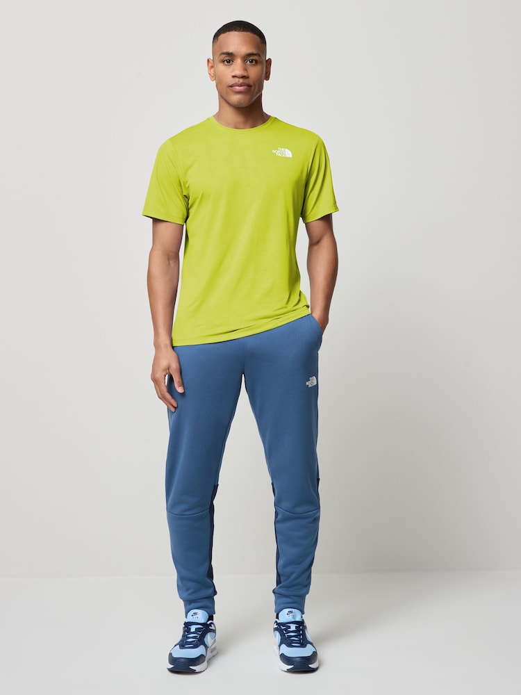 The North Face Green 24/7 Embossed Print Tech T-Shirt - Image 1 of 5