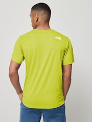 The North Face Green 24/7 Embossed Print Tech T-Shirt - Image 2 of 5