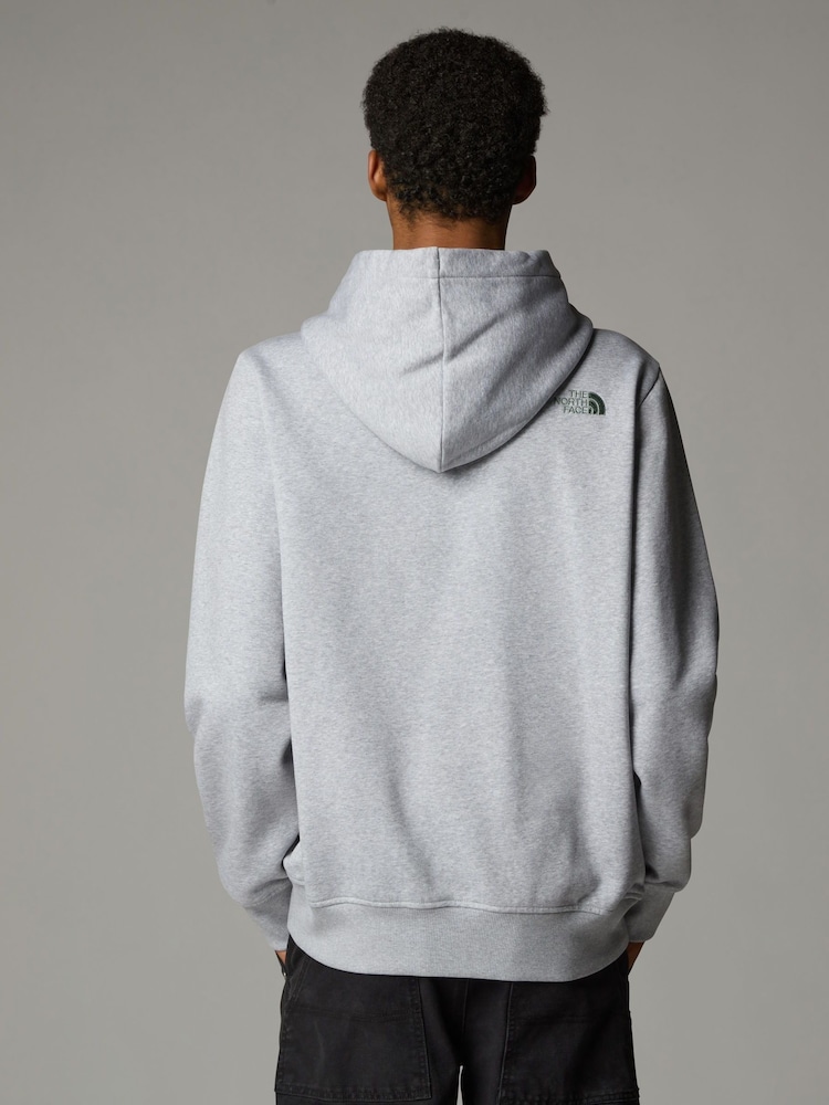 The North Face Grey Drew Peak Pullover Hoodie - Image 2 of 3