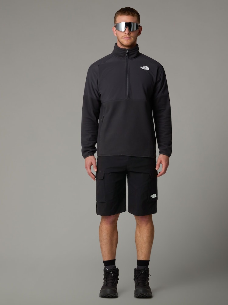 The North Face Black Grey Exploration Shorts - Image 1 of 3
