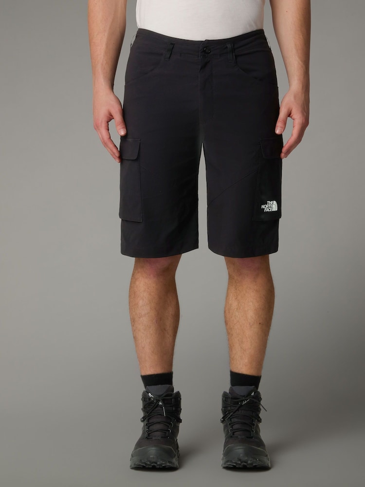 The North Face Black Grey Exploration Shorts - Image 2 of 3