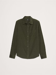 Banana Republic Green Lightweight Corduroy Shirt - Image 4 of 4