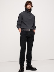 Banana Republic Black Authentic Slim Stretch Chinos - Image 1 of 3