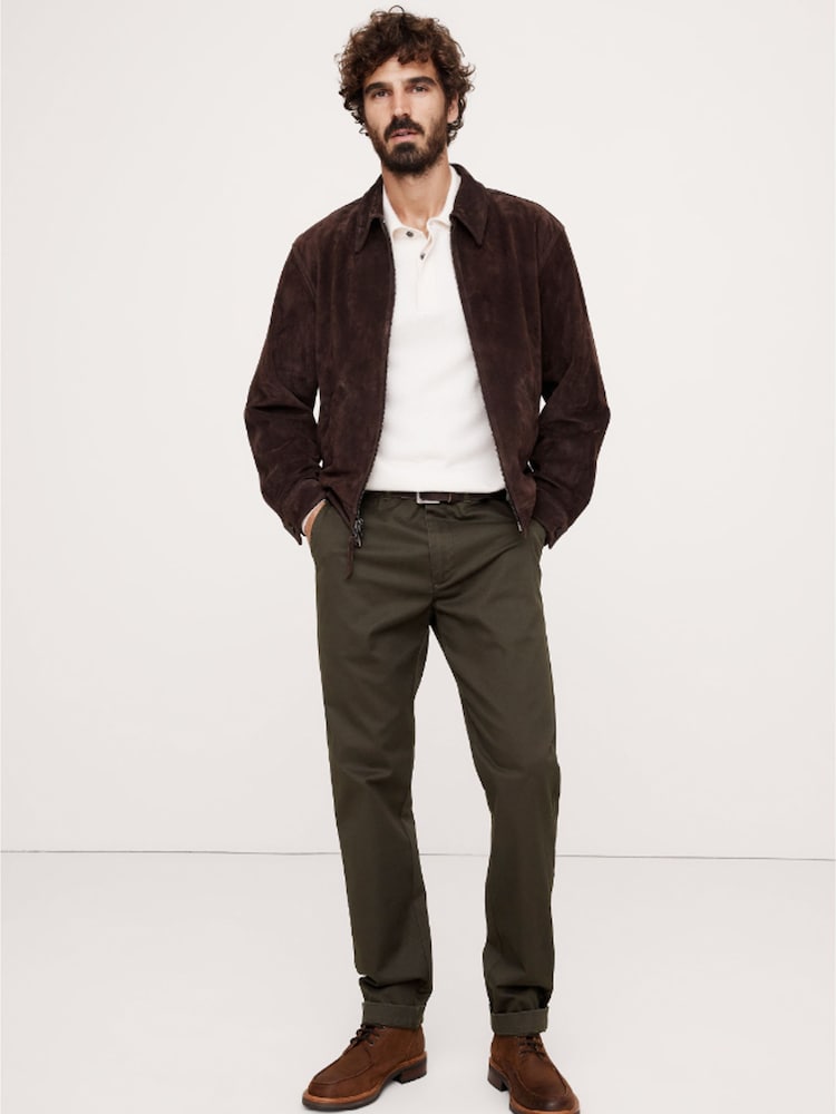 Banana Republic Brown Authentic Slim Stretch Chinos - Image 1 of 4