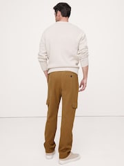 Banana Republic Brown Ponte Cargo Jogger - Image 2 of 5