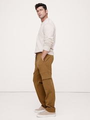 Banana Republic Brown Ponte Cargo Jogger - Image 4 of 5