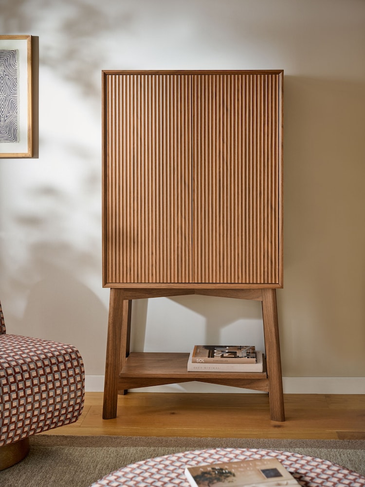 Dark Marlow Drinks Cabinet - Image 2 of 9