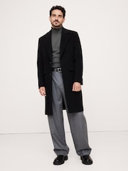 Banana Republic Grey Merino Wool Italian Turtle Neck Jumper - Image 1 of 4