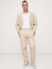 Banana Republic Итальянские чиносы с плиссированным кропом Стрейчевый - Изображение 1 из 6