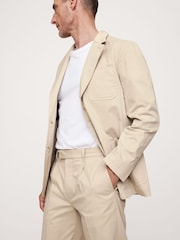 Banana Republic Итальянские чиносы с плиссированным кропом Стрейчевый - Изображение 3 из 6