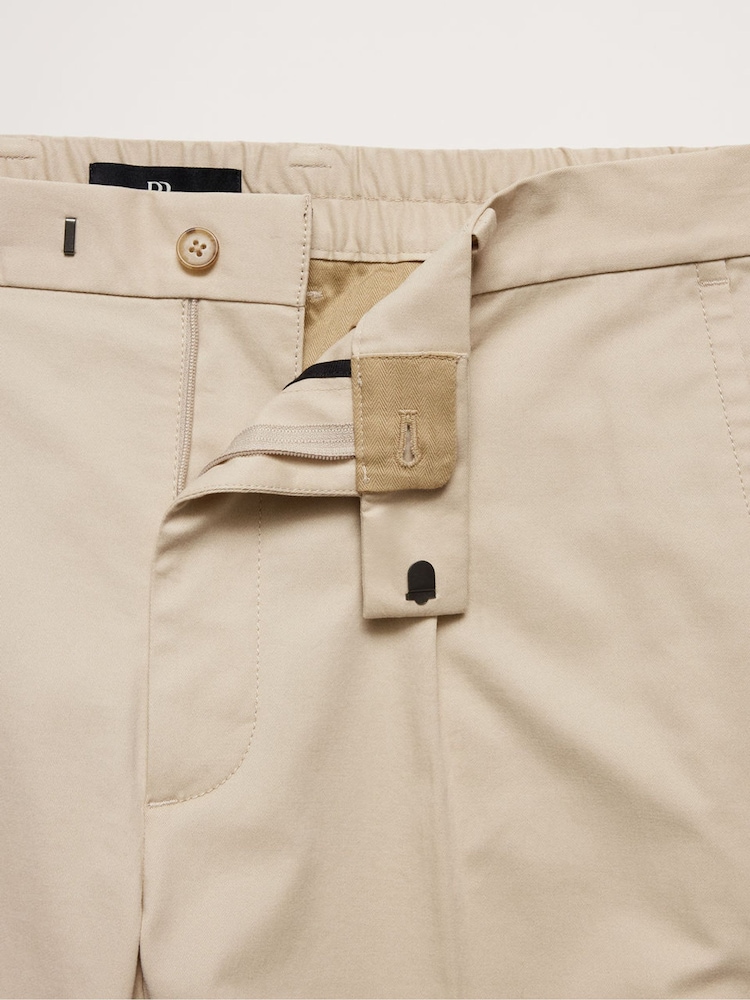 Banana Republic Итальянские чиносы с плиссированным кропом Стрейчевый - Изображение 6 из 6