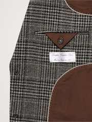 Banana Republic Grey Italian Plaid Sport Coat Jacket - Image 6 of 6