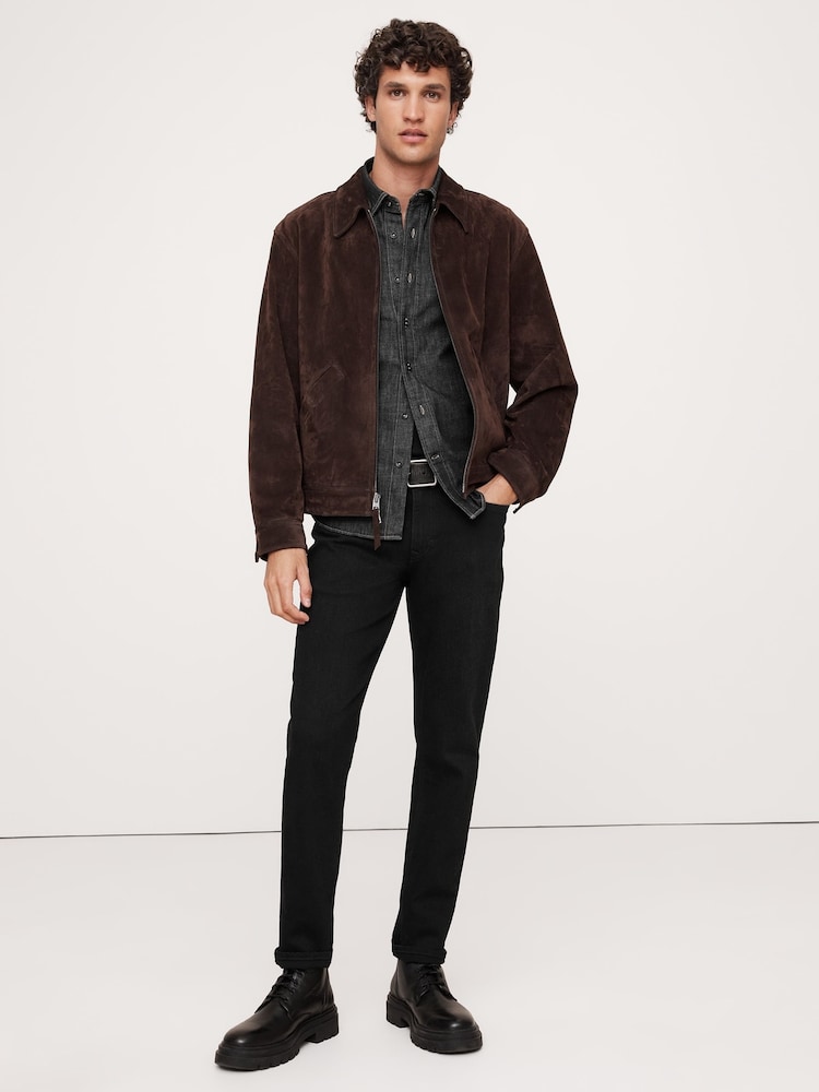 Banana Republic Black Slim Traveler Jeans 2.0 - Image 1 of 4