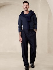 Banana Republic Navy/Blue Long Sleeve T-Shirt - Image 3 of 5