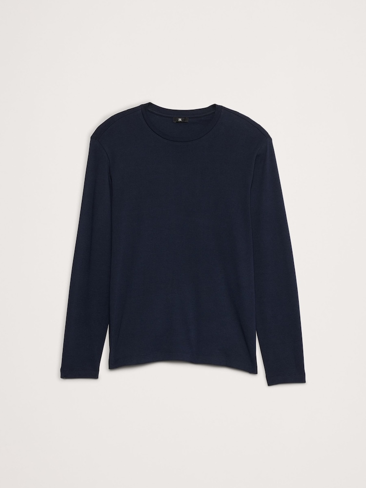 Banana Republic Navy/Blue Long Sleeve T-Shirt - Image 5 of 5