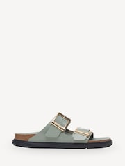 Birkenstock Green Arizona High Shine Sandals - Image 1 of 6