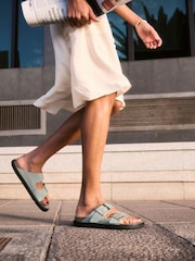 Birkenstock Green Arizona High Shine Sandals - Image 4 of 6