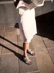 Birkenstock Green Arizona High Shine Sandals - Image 6 of 6