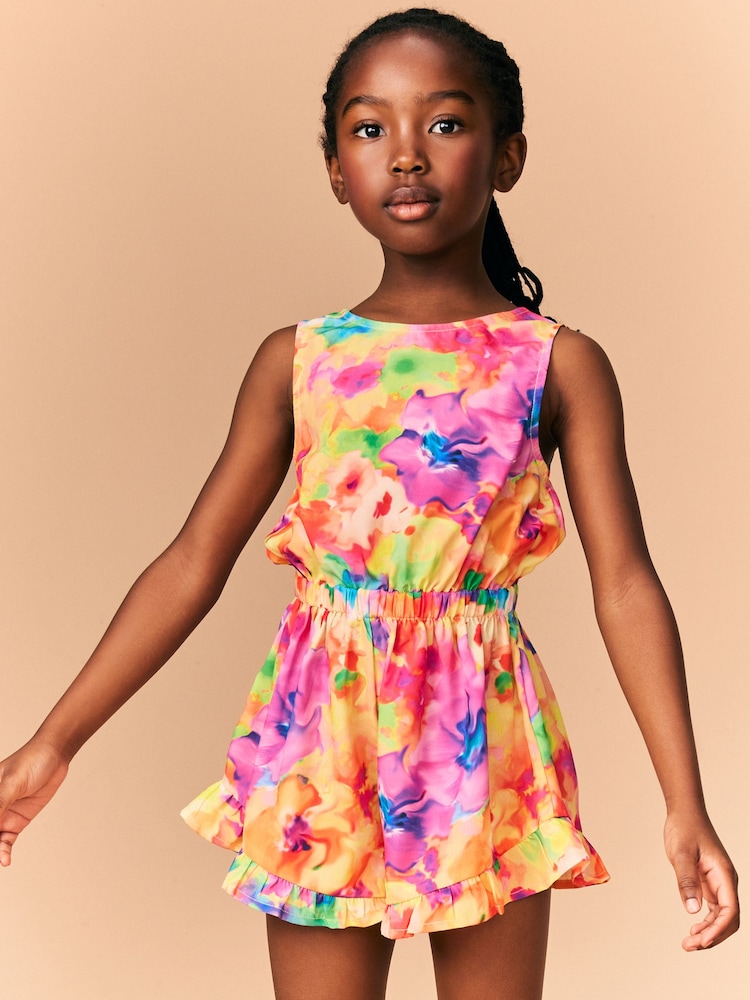 Multi Tie-dye - بدلة لعب بتفصيل فيونكة (3-16سنوات) - صورة 1 من 7