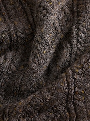 Brown Cable Crew Jumper - Image 3 of 3