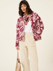 FatFace Floral Reversible Quilted Jacket - Bild 2 von 13