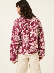 FatFace Floral Reversible Quilted Jacket - Bild 3 von 13