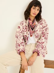 FatFace Floral Reversible Quilted Jacket - Bild 7 von 13