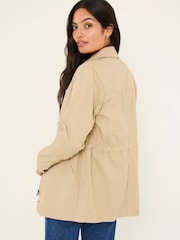 FatFace Laurie Stone 100% Cotton Field Jacket - Image 2 of 11