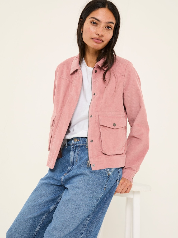 FatFace Sienna Pink Cord Jacket - Image 2 of 12