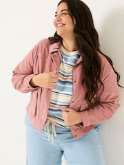 FatFace Sienna Pink Cord Jacket - Image 7 of 12
