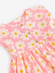 Pink Flower Button Through Summer Dress (3mths-10yrs) - Image 7 of 8
