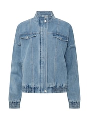 PixieGirl Petite Funnel Neck Trucker Jacket - Εικόνα 5 του 6