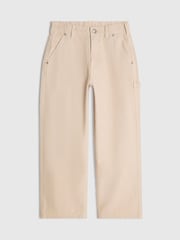 River Island Natural Carpenter Twill Trousers - Image 1 of 4