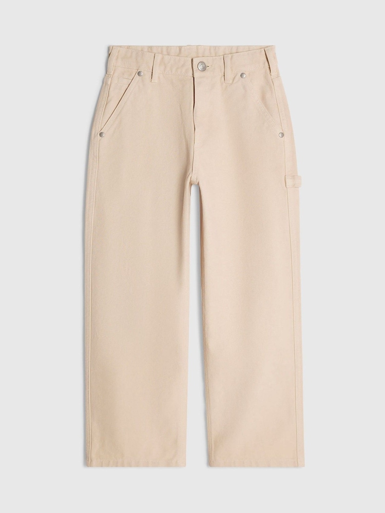 River Island Natural Carpenter Twill Trousers - Image 1 of 4
