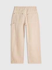 River Island Natural Carpenter Twill Trousers - Image 2 of 4