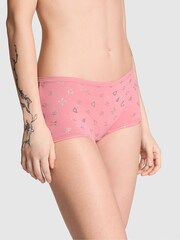 Victoria's Secret PINK Petal Pink Cotton Boyshort Knickers - Image 1 of 3
