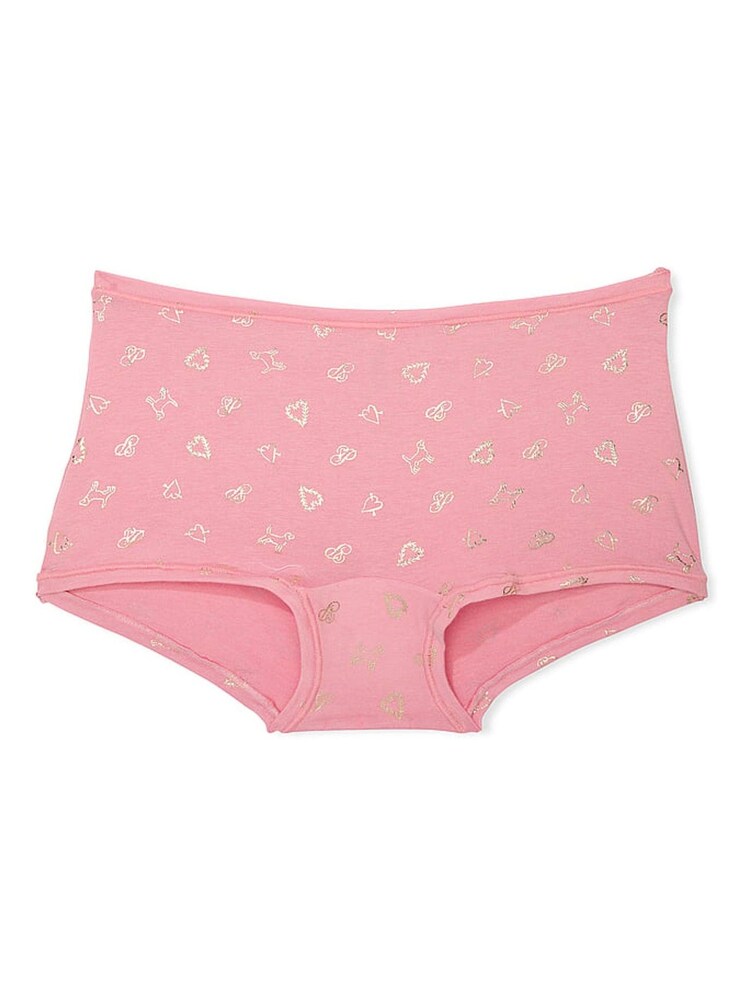 Victoria's Secret PINK Petal Pink Cotton Boyshort Knickers - Image 3 of 3