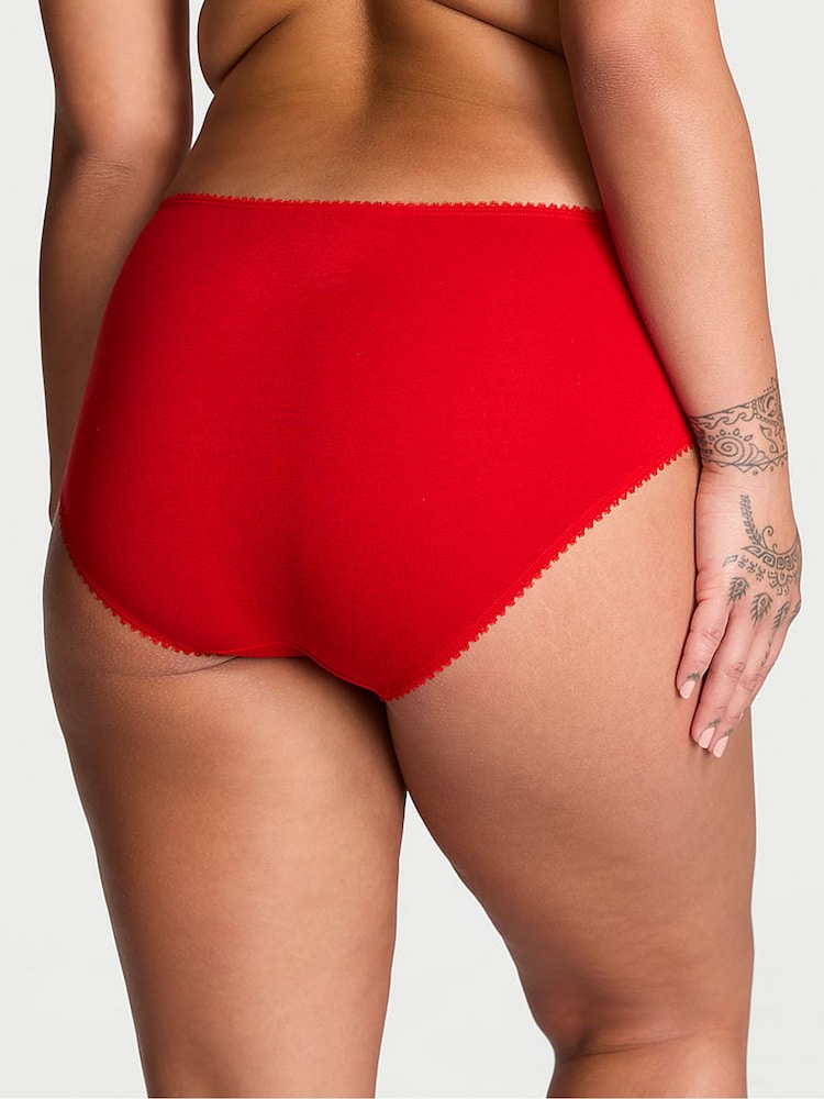 Victoria's Secret Lipstick Red Hipster Knickers - Image 2 of 2