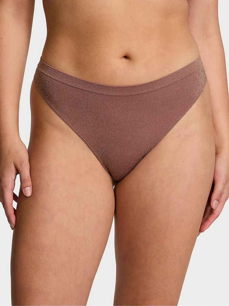 Victoria's Secret Vintage Rose Pink Thong Knickers - Image 1 of 3 Victoria's Secret Vintage Rose Pink Thong Knickers - Image 1 of 3