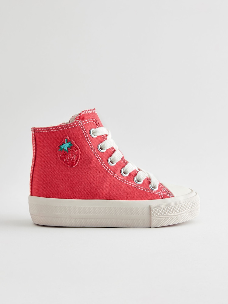 Rojo - Zapatillas altas con suela gruesa - Imagen 2 de 6 Rojo - Zapatillas altas con suela gruesa - Imagen 2 de 6