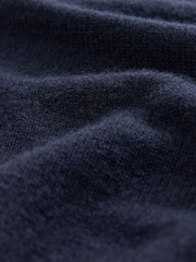 Blue Navy 100% Lambswool Button Up Cardigan - Image 7 of 8