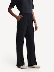 Varley Black The Wide Leg 30 Joggers - Image 3 of 9