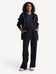 Varley Black The Wide Leg 30 Joggers - Image 4 of 9