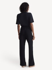 Varley Black The Wide Leg 30 Joggers - Image 5 of 9