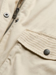 FatFace Sienna Light Stone Cropped Jacket - Image 11 of 11