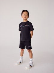 Schwarz - Paul Smith Junior Jungen Set mit Top und Shorts - Bild 3 von 8