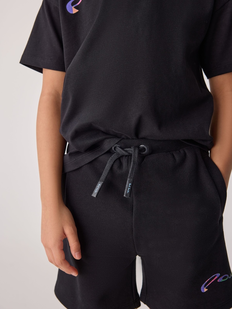 Schwarz - Paul Smith Junior Jungen Set mit Top und Shorts - Bild 8 von 8