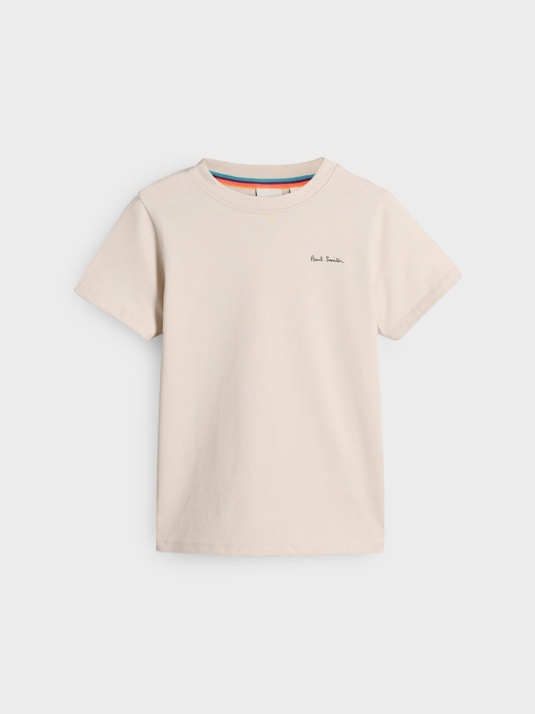 Красный - Набор из 3 футболок для мальчиков Paul Smith Junior Signature - Image 2 of 7