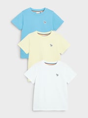 Paul Smith Junior Boys Signature T-Shirts 3 Pack - Image 1 of 8